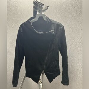 H&M divided leather jacket size small.